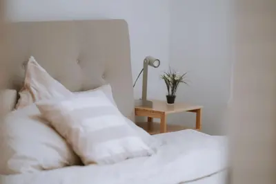 Ein Bett oder Betten in einem Zimmer der Unterkunft 90qm, 3 bedrooms, near Schönbrunn, balcony - Axara Housing