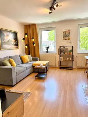 Ein Sitzbereich in der Unterkunft Chic Relax - Best located City & Nature Trip Apartment