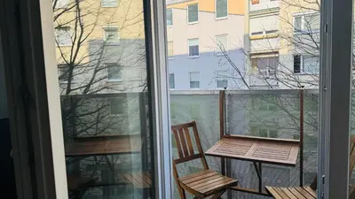 Ein Balkon oder eine Terrasse in der Unterkunft Moderne & ruhige Apartments in Wien