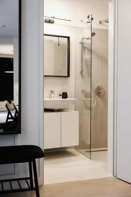 Ein Badezimmer in der Unterkunft Augarten City Loft with terrace