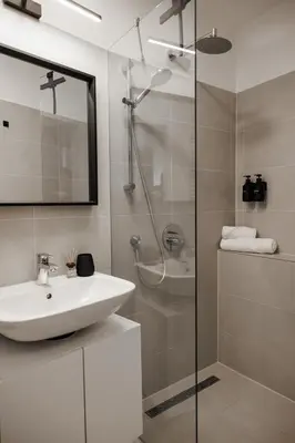 Ein Badezimmer in der Unterkunft Augarten City Loft with terrace