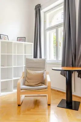 Ein Sitzbereich in der Unterkunft My Stay Apartments