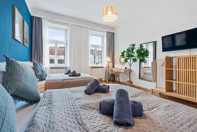 TV/Unterhaltungsangebot in der Unterkunft Stylish & Modern Viennese Apartment