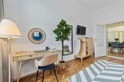 TV/Unterhaltungsangebot in der Unterkunft Stylish & Modern Viennese Apartment