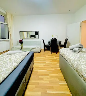 Grundriss der Unterkunft Cozy & Stylish Studio Near Augarten Park