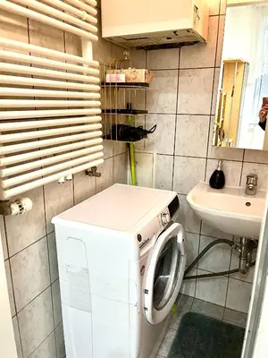 Küche/Küchenzeile in der Unterkunft Trendiges Appartment im Wiener Künstlerviertel