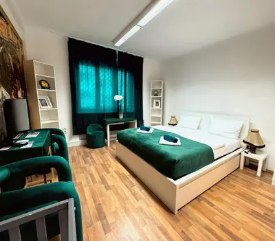Ein Bett oder Betten in einem Zimmer der Unterkunft Royal Apartment Vienna