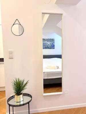 Ein Bett oder Betten in einem Zimmer der Unterkunft Simply Sec Apartment