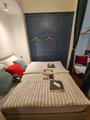 Ein Bett oder Betten in einem Zimmer der Unterkunft Mauthaus Lichtenstein