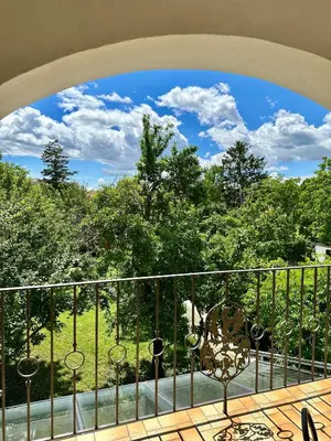 Ein Balkon oder eine Terrasse in der Unterkunft Ferienwohnung Gabriel