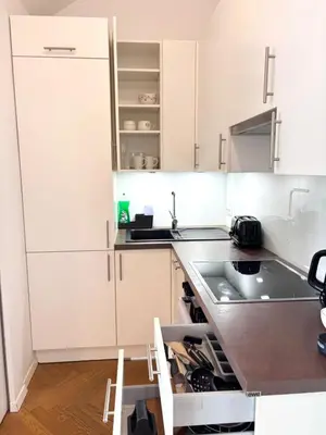 Küche/Küchenzeile in der Unterkunft Simply Five Apartment