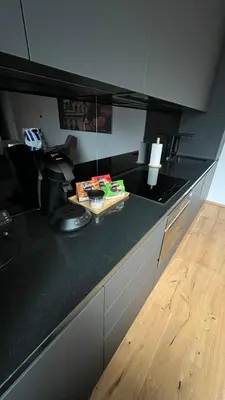 Küche/Küchenzeile in der Unterkunft Vienna Apartment Ortnergasse