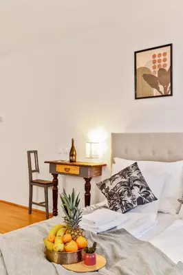 Ein Bett oder Betten in einem Zimmer der Unterkunft Soul Haven - Gym - Parking