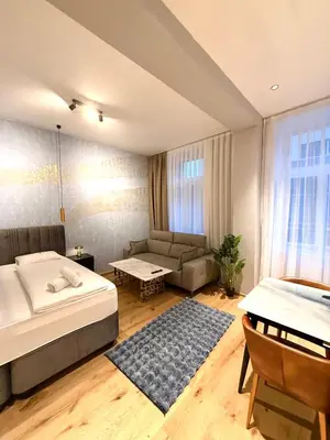 Ein Bett oder Betten in einem Zimmer der Unterkunft Art Living Vienna