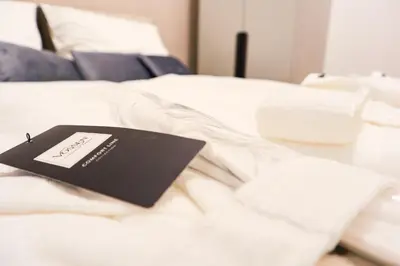 Ein Bett oder Betten in einem Zimmer der Unterkunft Apartment Comfort - right near Vienna's Old City
