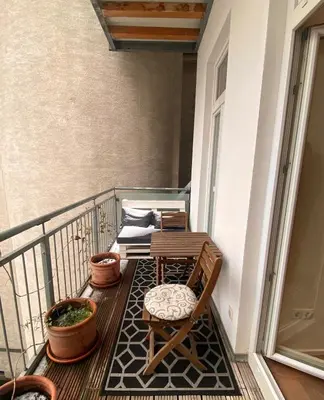 Ein Balkon oder eine Terrasse in der Unterkunft Urban Hotspot Apartment