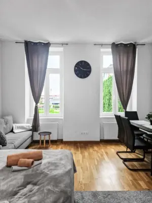 Ein Bett oder Betten in einem Zimmer der Unterkunft 2rooms apartment