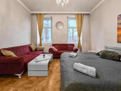 Ein Sitzbereich in der Unterkunft 4Rooms center