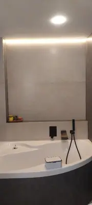 Ein Badezimmer in der Unterkunft Hanna's Traumwohnung