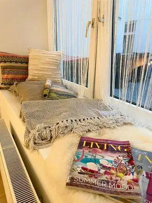 Ein Bett oder Betten in einem Zimmer der Unterkunft Altbau mit Stil im Dritten