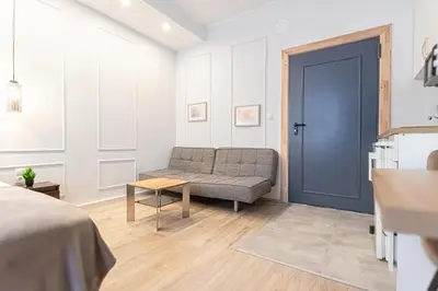 Ein Sitzbereich in der Unterkunft Multiple Apartments and Rooms at The Heart of Vienna