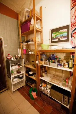 Küche/Küchenzeile in der Unterkunft Atelier in Vienna Center, no shower, entire place