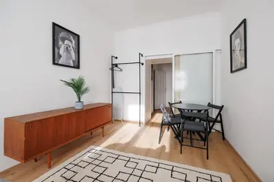 Ein Sitzbereich in der Unterkunft Central Apartments - Hauptbahnhof