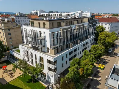 Das Gebäude in dem sich die Ferienwohnung befindet