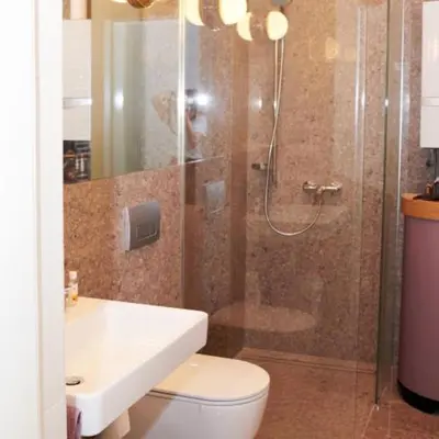 Ein Badezimmer in der Unterkunft Klimtsuites