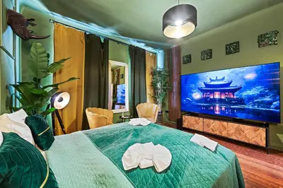 TV/Unterhaltungsangebot in der Unterkunft Jungle Apartment Vienna
