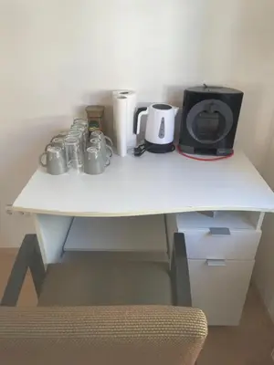 Kaffee-/Teezubehör in der Unterkunft Zum Shambhala