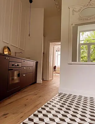 Küche/Küchenzeile in der Unterkunft Designer Flat Vienna