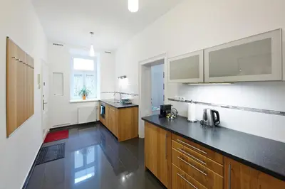 Küche/Küchenzeile in der Unterkunft Stadthalle - FamilyCityApartment