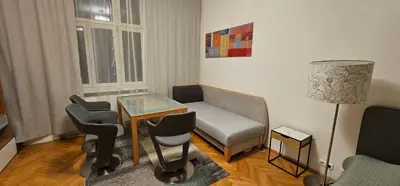 Ein Sitzbereich in der Unterkunft Privat Appartment Room