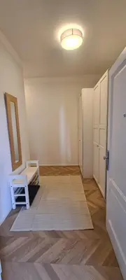 Ein Bett oder Betten in einem Zimmer der Unterkunft Altbautraum