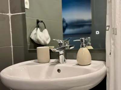Ein Badezimmer in der Unterkunft Retro Vintage