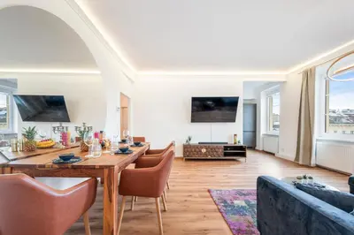 TV/Unterhaltungsangebot in der Unterkunft 1 Bedroom, TV, modern Design