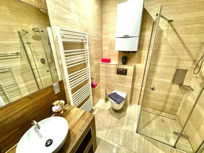 Ein Badezimmer in der Unterkunft Urban Cityapartment