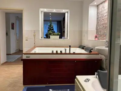 Ein Badezimmer in der Unterkunft Skyvilla Wien - Gartenwohnung