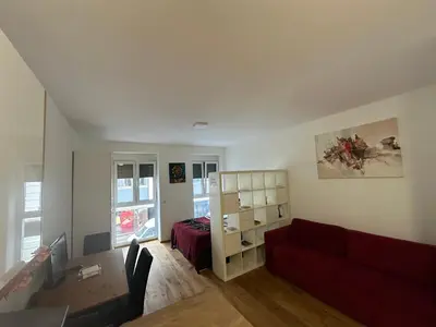 Ein Sitzbereich in der Unterkunft Beauty Apartment Erlachgasse