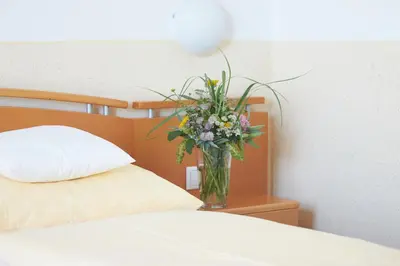 Ein Bett oder Betten in einem Zimmer der Unterkunft Hotel & Restaurant Seehof
