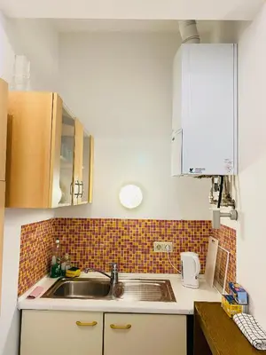 Küche/Küchenzeile in der Unterkunft Stylish Flat with 2 Double Beds for 4 people 15a