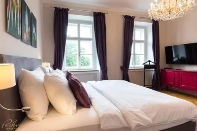 TV/Unterhaltungsangebot in der Unterkunft Parkview Boutique Apartments