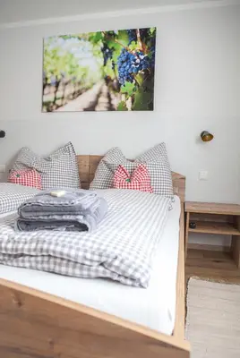Ein Bett oder Betten in einem Zimmer der Unterkunft Gästezimmer Frühwirth