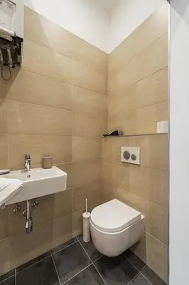 Ein Badezimmer in der Unterkunft Smart Living Apartments - Favoriten