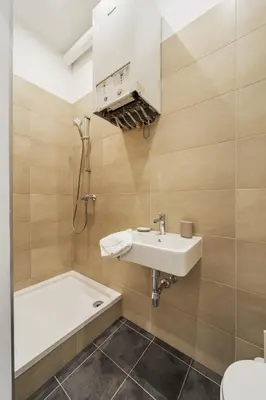 Ein Badezimmer in der Unterkunft Smart Living Apartments - Favoriten