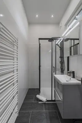 Ein Badezimmer in der Unterkunft Smart Living Apartments - Hauptbahnhof