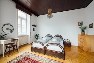 Ein Bett oder Betten in einem Zimmer der Unterkunft El Gao No13