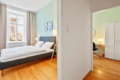 Ein Bett oder Betten in einem Zimmer der Unterkunft 3 bedrooms I 110 square meter I walk to all sights