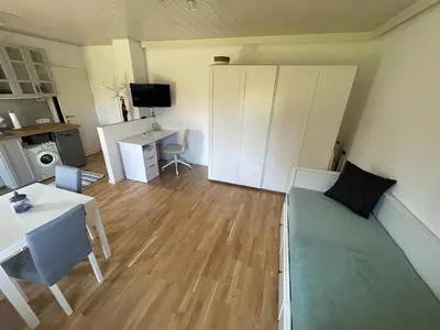 Küche/Küchenzeile in der Unterkunft 'GardenDream' Feines ruhiges Häuschen - Wien Stadtnähe